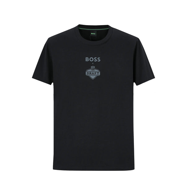 Camiseta 166011 Estampada Negra Para Hombre