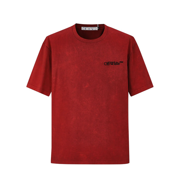 Camiseta 88758 Oversize Pickling Roja Para Hombre