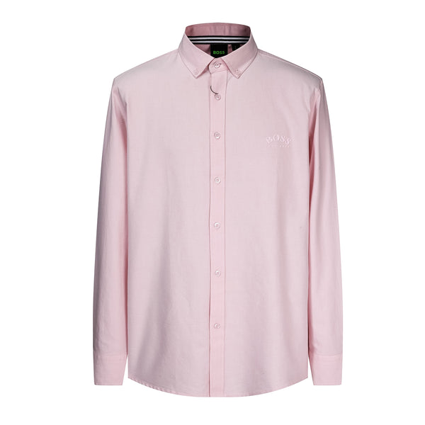 Camisa 50009 Rosa Manga Larga para Hombre