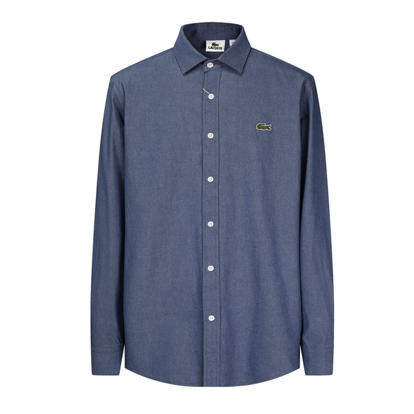 Camisa 50002  Azul Manga Larga para Hombre