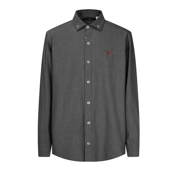 Camisa 50003 DarkGrey Manga Larga para Hombre