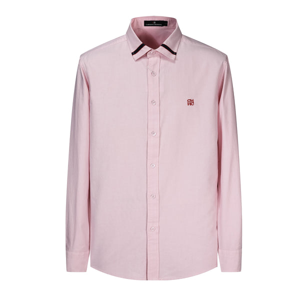Camisa 50011 Rosa Manga Larga para Hombre