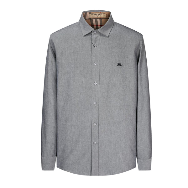 Camisa 50012 Gris Manga Larga para Hombre