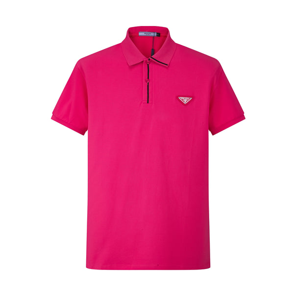 Camiseta P+58031 Tipo Polo Rosa Para hombre