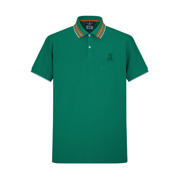 Camiseta P58029-2 Tipo Polo Verde Para hombre