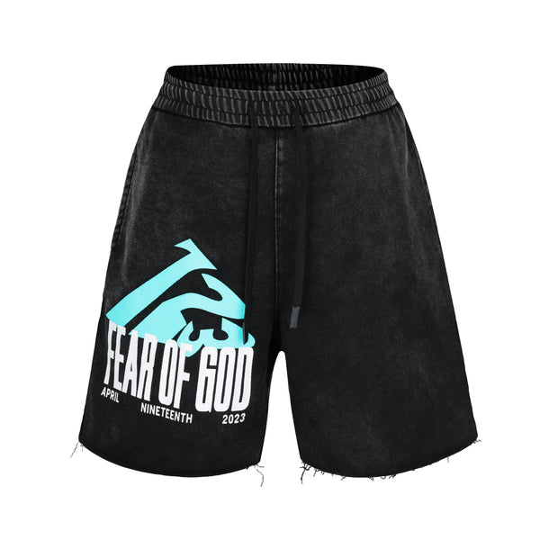 Bermuda 578013 Pickling Negra de algodón Para Hombre